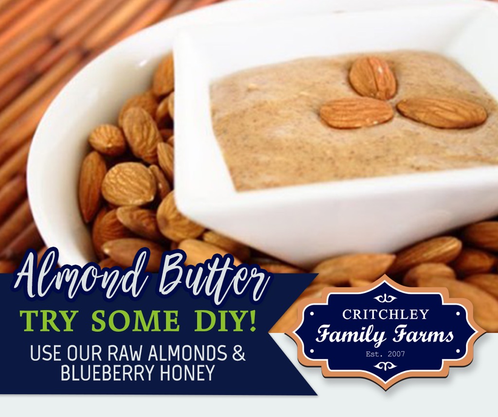 Homemade Almond Butter with Honey & Cinnamon – Critchley Family Farms